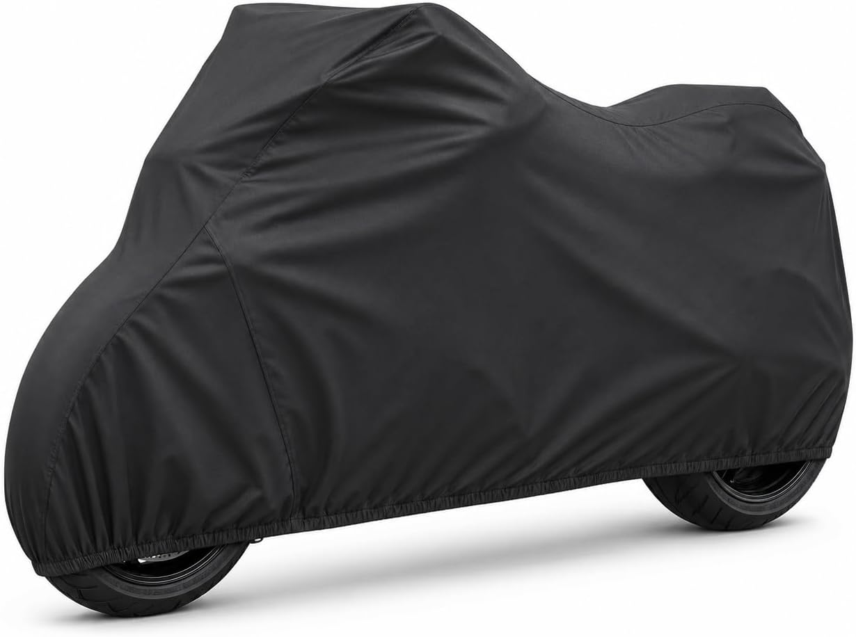 300D Motorcycle Cover Compatible with Suzuki Hayabusa, Heavy Duty Waterproof Outdoor Sportbike Cover, Precision Fit for Aerodynamic Hyperbike, Rain Sun Dust Wind Protection