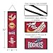 WinCraft Houston Rockets Evolution 8x32 Inch Vertical Wool Embroidered Hanging Banner