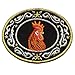El Gallo Rooster Belt Buckle Patch Mexican Rancho Embroidered Iron On