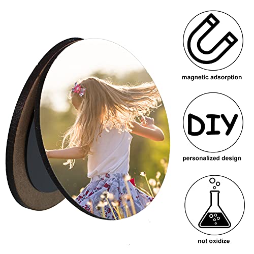 20 Pieces Sublimation Blank Fridge Magnets Diy Decorative Refrigerator Magnets For Kitchen Whiteboard Office Calendar Decorative Popular Home Wall Car Decor, 4 Styles #TOP2
