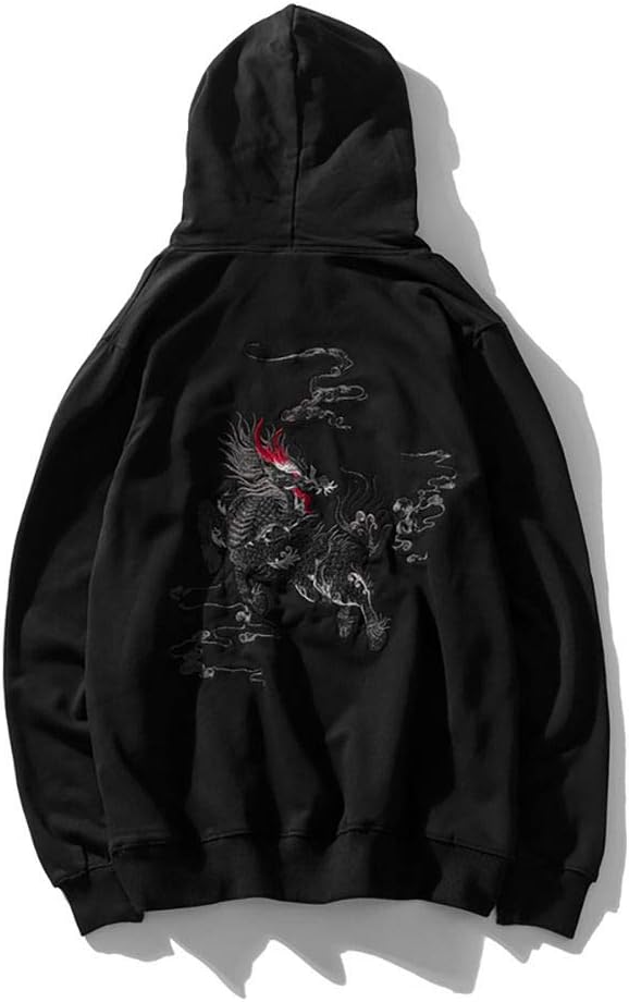 MFCT Japanese Streetwear Embroidered Hoodies for Men