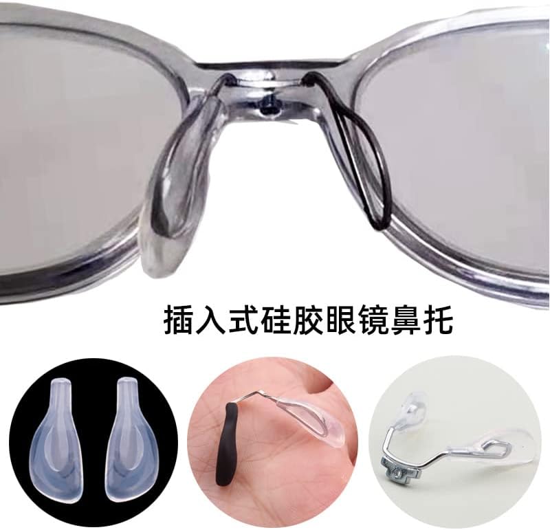 Miniatura 2 de Almohadillas de nariz para lentes de sol, piezas de empuje de silicona suave para lentes de sol