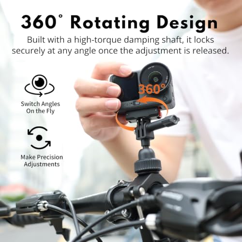 Image of Yantralay Quick Release Mount Compatible with D JI Os mo Action 6, 5 Pro, 4, 3 & Os mo Nano, Os mo 360 | 360 Rotating Magnetic Base Mount | Os mo Action 6 Camera Accessories