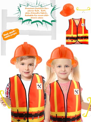 Disfraz infantil construcción 9 piezas para niños miniatura 7