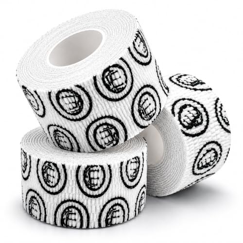 Image of WOD Nation Flexible Hook-Grip Athletic Tape - Easy-Tear, Sweat-Proof Thumb & Finger Strips for Weightlifting