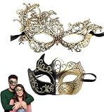 SHIFANQI Masquerade Mask for Men Women, Masquerade Ball Masks for Couples, Halloween Costumes Lace Eye Mask...