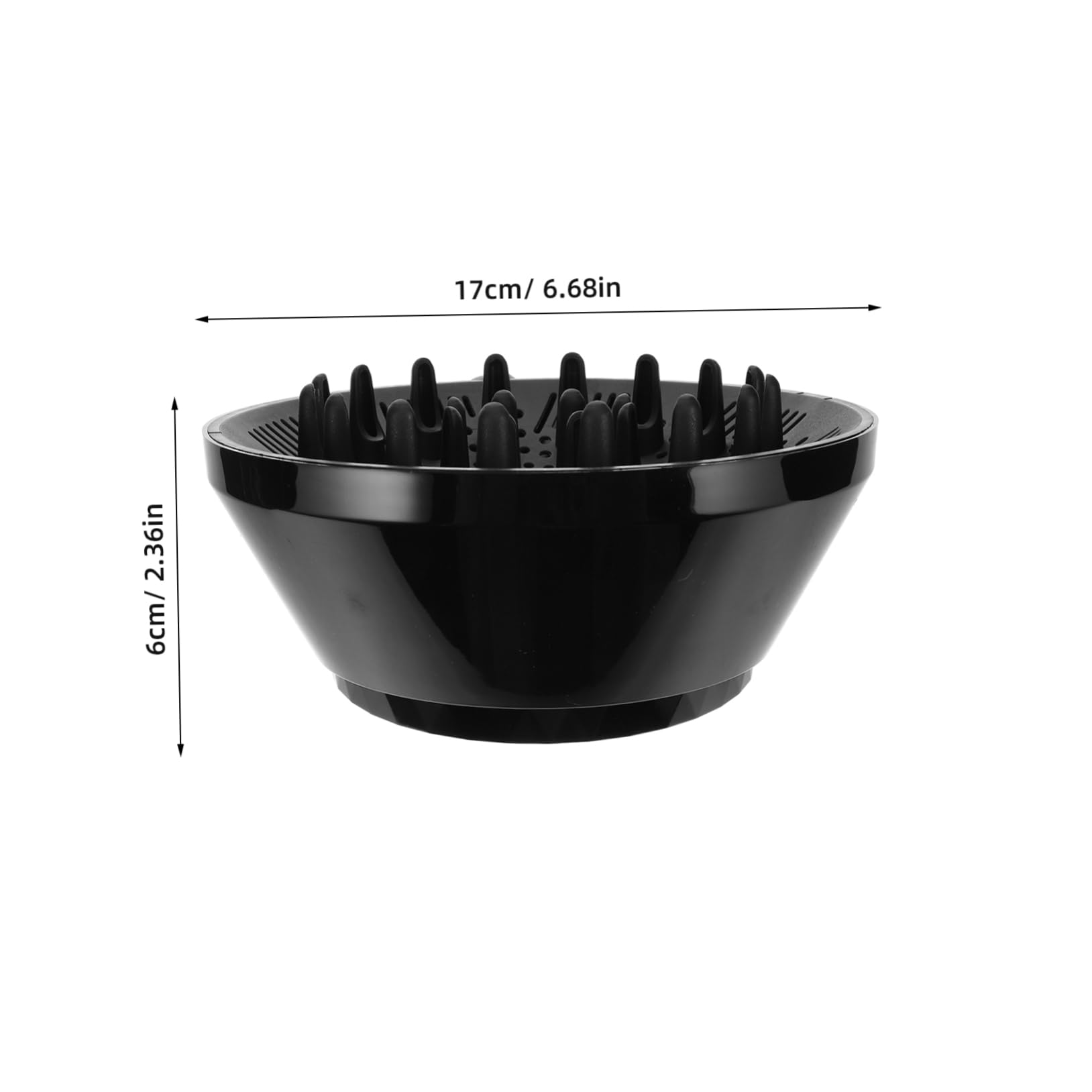 Faltbarer Haartrockner Diffusor aus Pc, Schwarz, Tragbar