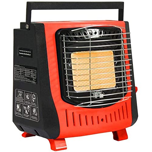 Portable Gas Heater, 5000BTU Butane Ceramic Gas Heater with Automatic Power-off Protection, for Travel Camping Caravan Fishing Home Indoor Outdoor Compact