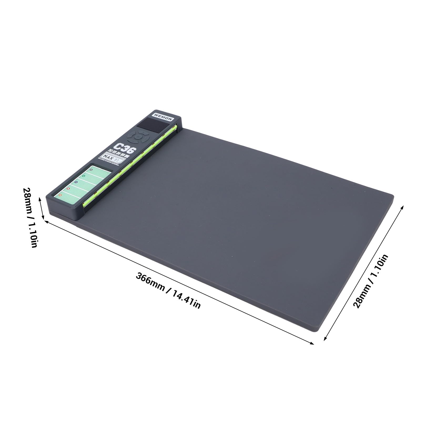 Bewinner Placa Calefactora Separadora LCD 300W, 30-135°C Estera Calefactora con Control de Temperatura Digital para Reparación de Pantalla de Tableta de Teléfono, Almohadilla de Silicona de (Enchufe