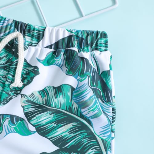 Image of Ohrwurm Baby Boy Swim Trunks Cartoon Print Elastic Waist Swimming Shorts Beach Board Bathing Suit Swimwear