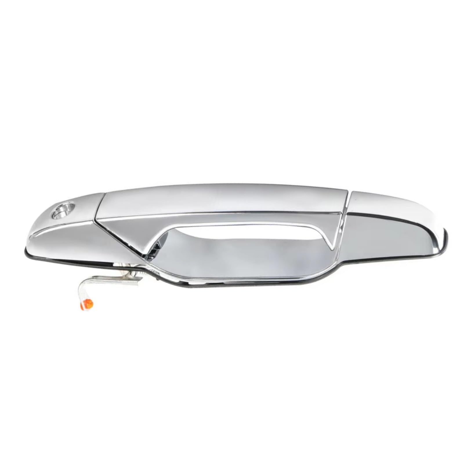 PAUZCSEC Exterior Door Handle Compatible with Cadillac for Escalade 2007 2008 2009 2010 2011 2012 2013 2014 DHA48617 Chrome Car Outside Door Handle