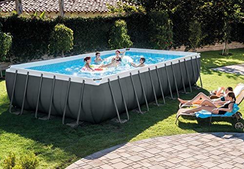 Intex Ultra Frame Rectangular Pool Set - Rechteckiger Aufstellpool - 732 x 366 x 132 cm - Zubehör enthalten – Bild 3