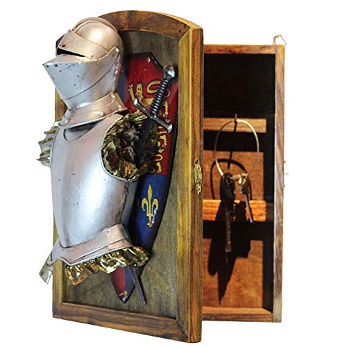 JSMY Esculturas para el hogar Estatuas y Figuras Armadura Medieval de Pared...