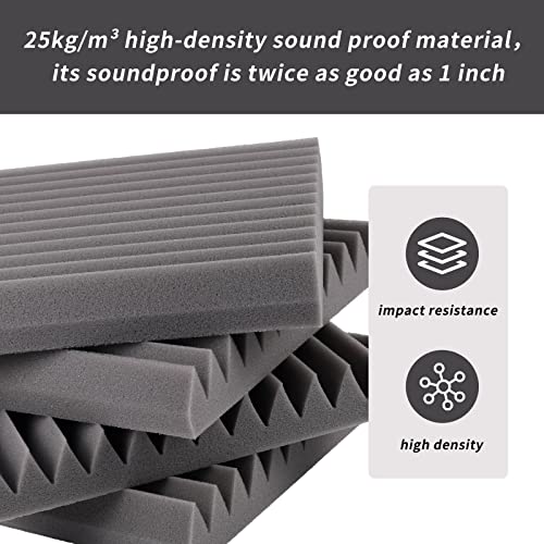 Sound Proofing Panels 12 Pcs Acoustic Panels - Image 4