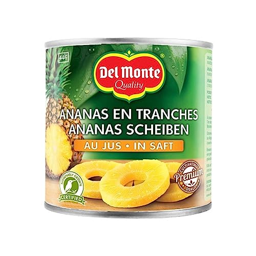 DEL MONTE - Del Monte Lot de 6 tranches d'ananas dans le jus de fruits, 435 g