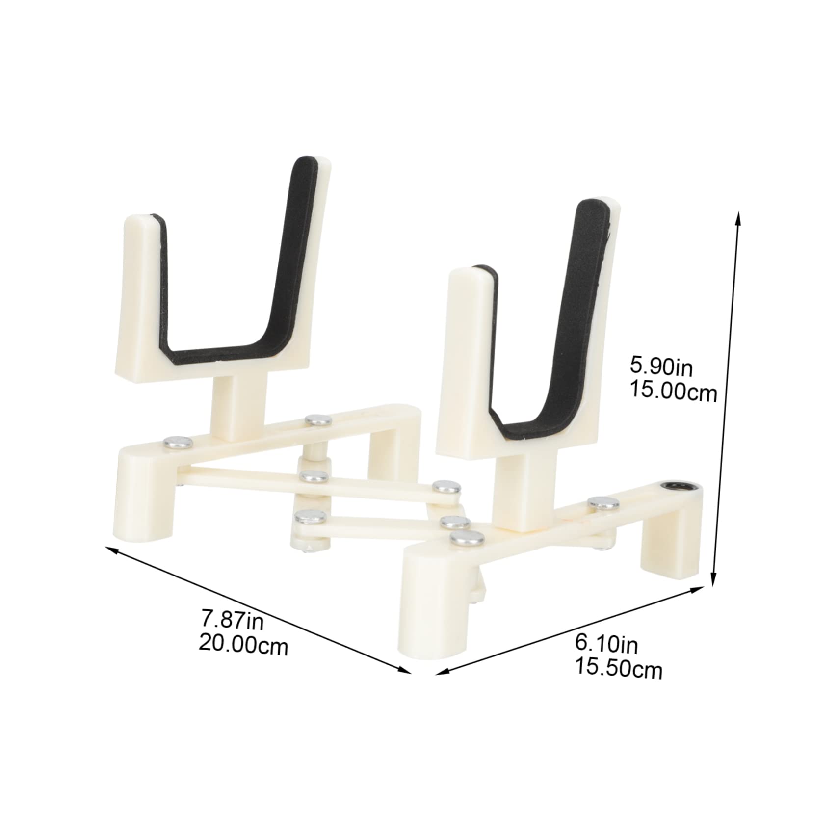 GOOHOCHY Violin Floor Holder Durable Violin Rack with Scratch Resistant Design for Display and Practice Features Thick Sponge Cover for Secure Support