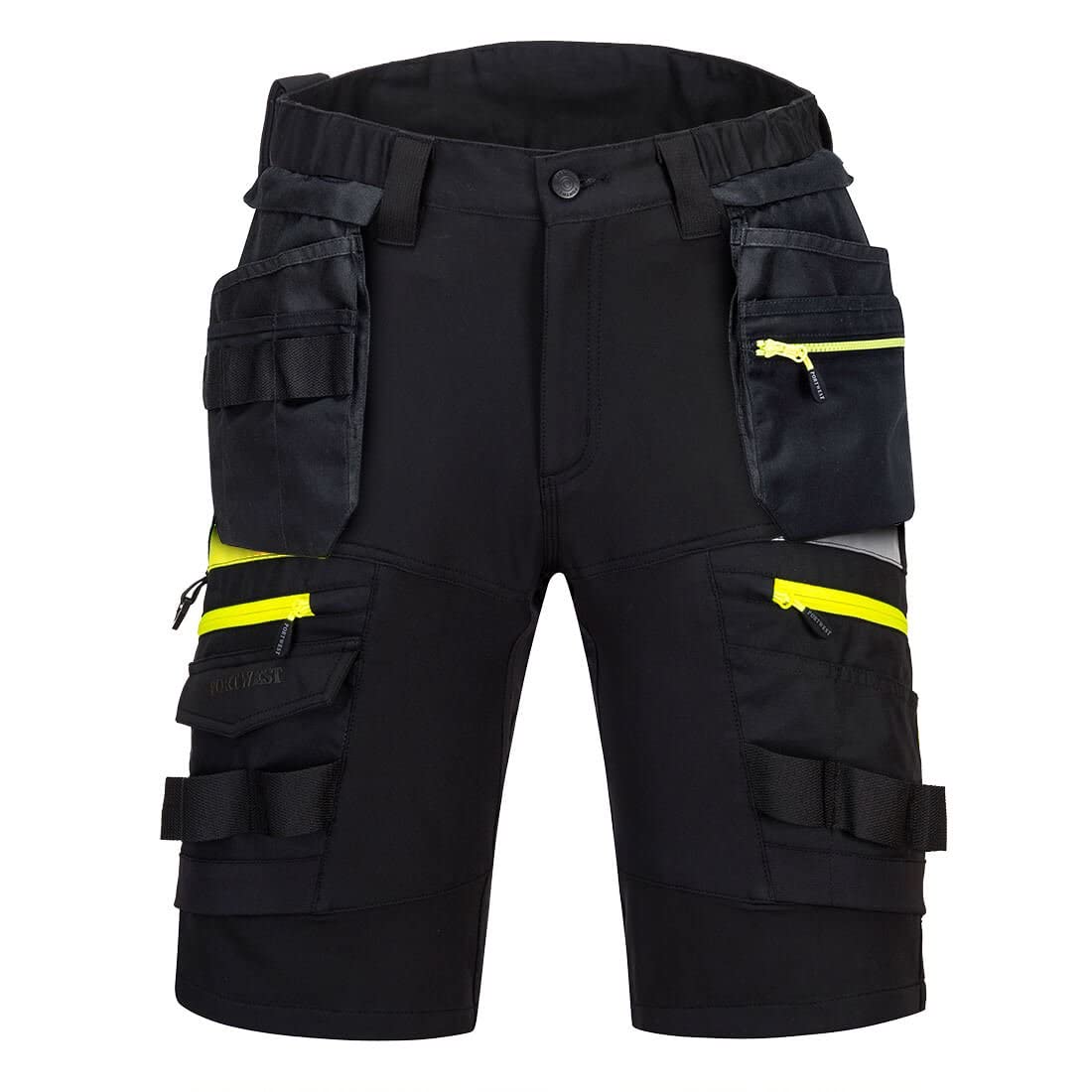 Portwest Dx4 Detachable Holster Pocket Shorts 34 Blk