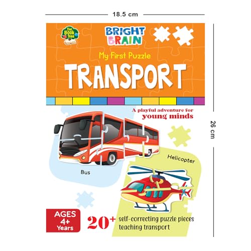 Image of The Book Tree Transport 20+ Piece Jigsaw Puzzle for Preschoolers, Educational Toy for Learning Different Birds, Gifts for Kids Ages 3 to 6 by Majestic Book Club