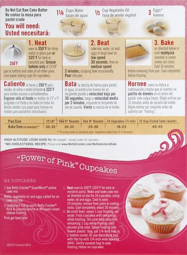 Image of Betty Crocker Super Moist Yellow Cake Mix, 15.25 oz