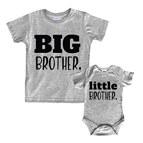 Image of Unordinary Toddler Big Brother Little Brother Shirts Matching Outfits Sibling Gifts Baby Set