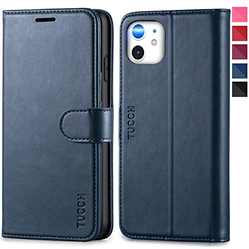 TUCCH iPhone 11 Case, iPhone 11 Wallet Case with [TPU Shockproof Inner Case]