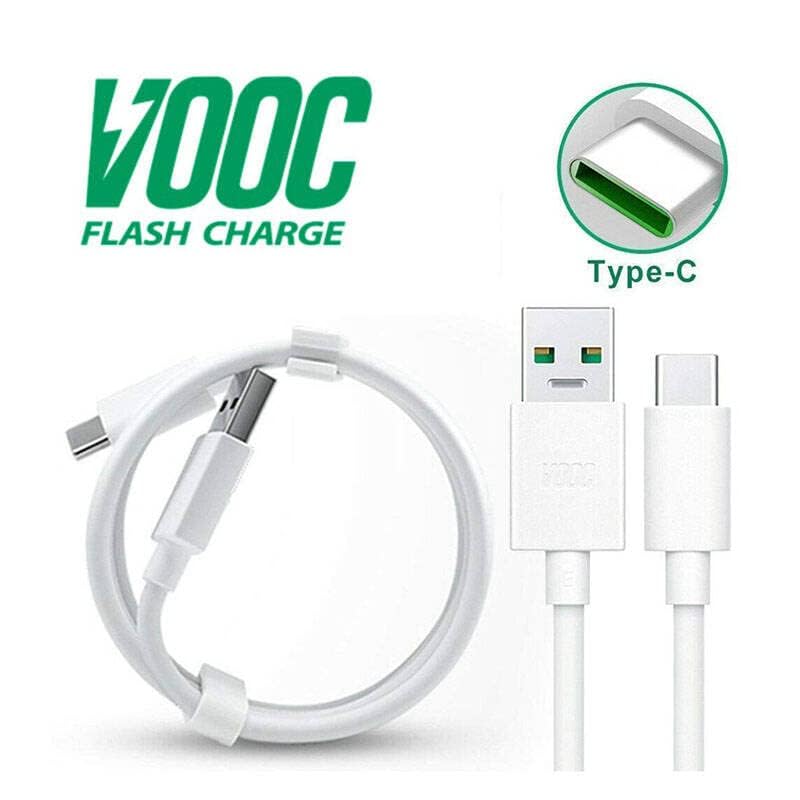 Image of GHEREL Original 65W Supervooc Fast Charger | Adapter | For Fast Charging | Connecter Type USB Type A To Type C | Compatible With Op Po Reno8 T Smartphone & More,White