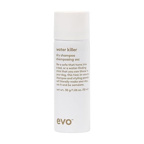 EVO Champú seco Water Killer absorbe el aceite para refrescar el cabello, reduce el daño por lavado excesivo y spray para peinar EVO Champú seco Water Killer absorbe el aceite para refrescar el cabello, reduce el daño por lavado excesivo y spray para peinar