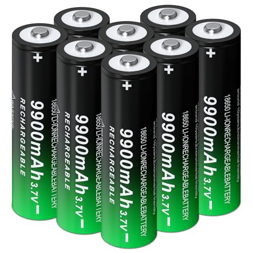 BENKIA 18650 9900mAh Rechargeable Li-ion Battery 8-Pack