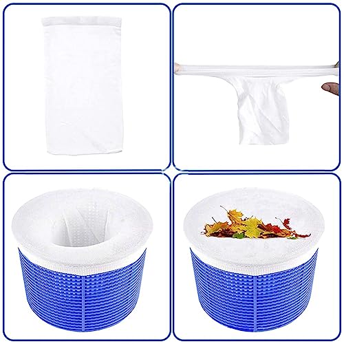 Kliplinc 20 Teile/Satz Filter Lagerung Pool Skimmer Nylon Pool Filter Korb Skimmer Wei? Tasche Pool Reinigung Zubeh?r Teile – Bild 4