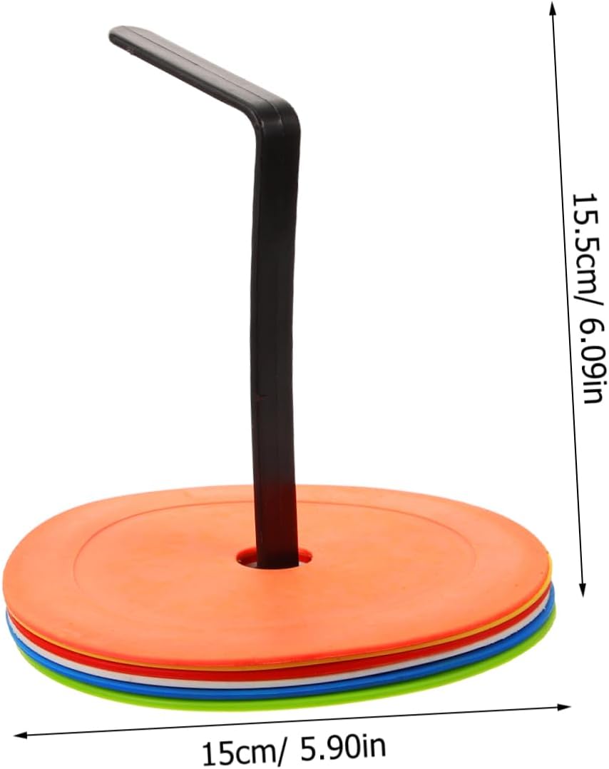 1set Professional Soccer Training Markers Lightweight Pe Sign Dishes for Football Drills Smooth Edges for Outdoor Sports Training Events and Classrooms