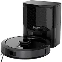 Robô Aspirador KaBuM! Smart 900 Preto IR360° Controle via app Recipiente dispensador de pó Base Autolimpante G7 (110, Volts)