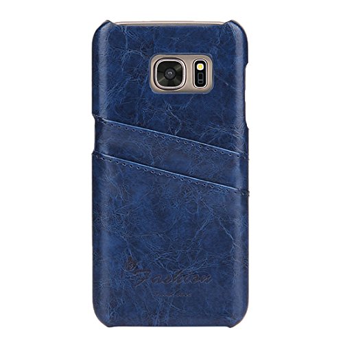 Capook – Capa para Galaxy S7 Edge/ G935 de couro com textura de cera de óleo com compartimentos para