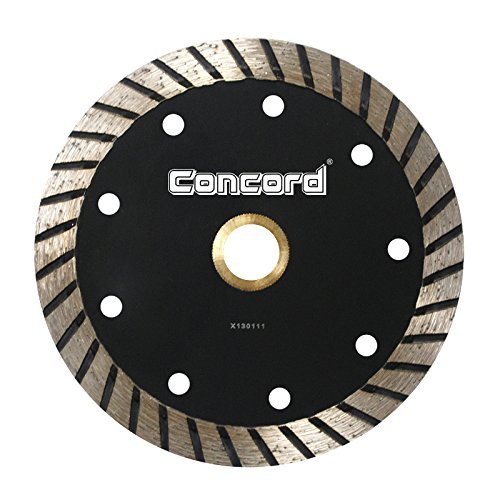 Concord Blades CTW060A10CP 6 Inch Continuous Wide Turbo Teeth Diamond Blade with Cooling Holes