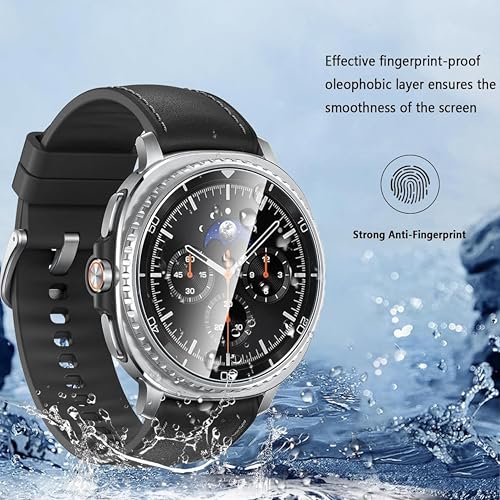 Image of YODI Waterproof 3D Tempered Glass Screen Protector Compatible with Samsung Galaxy Watch 6 / Sam-Galxay Ultra 47mm SmartWatch Only (WATCH 6 CLASSIC /ULTRA 47MM)