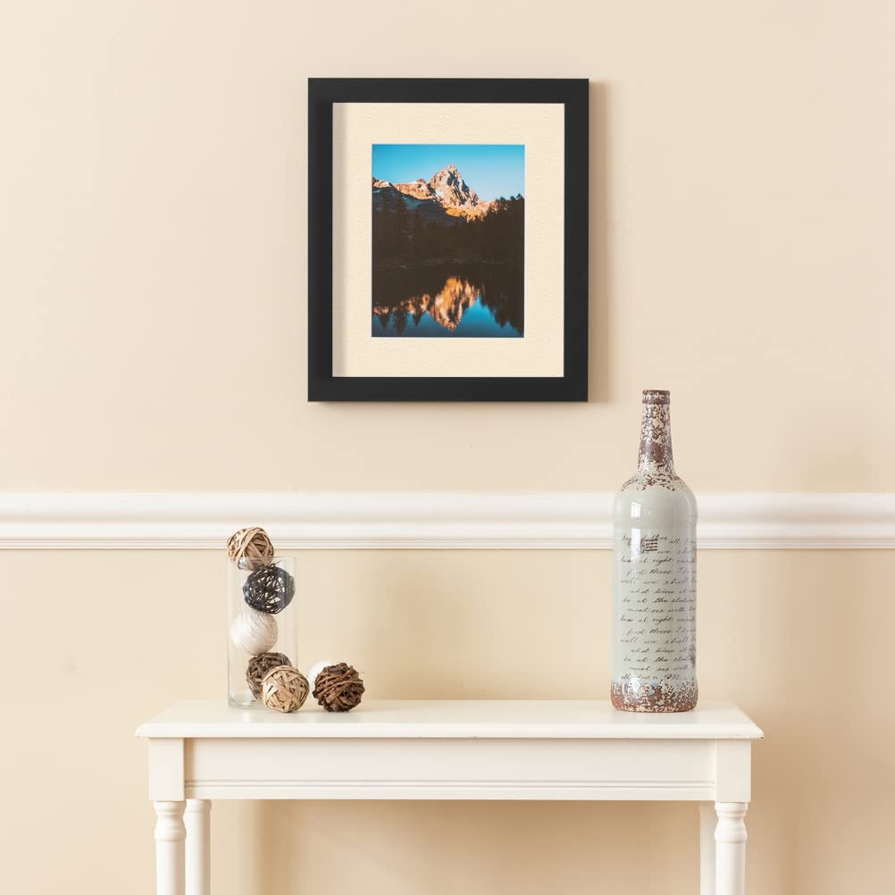 Arttoframes Cornice Classica Mogano 35,6x38,1 Cm Con Vetro, Profilo 2WOMFRBW26039 – Dimensioni Finali 40,6x43,2 Cm, Larghezza Battuta 3,17 Cm - 2