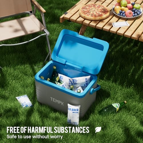 Image of Dry Ice Packs for Shipping Non-Stick for Food TUV and SGS Tests Double-Sided Absorption Long Lasting Shipping Cold Packs for Coolers Lunch Bags Freezer