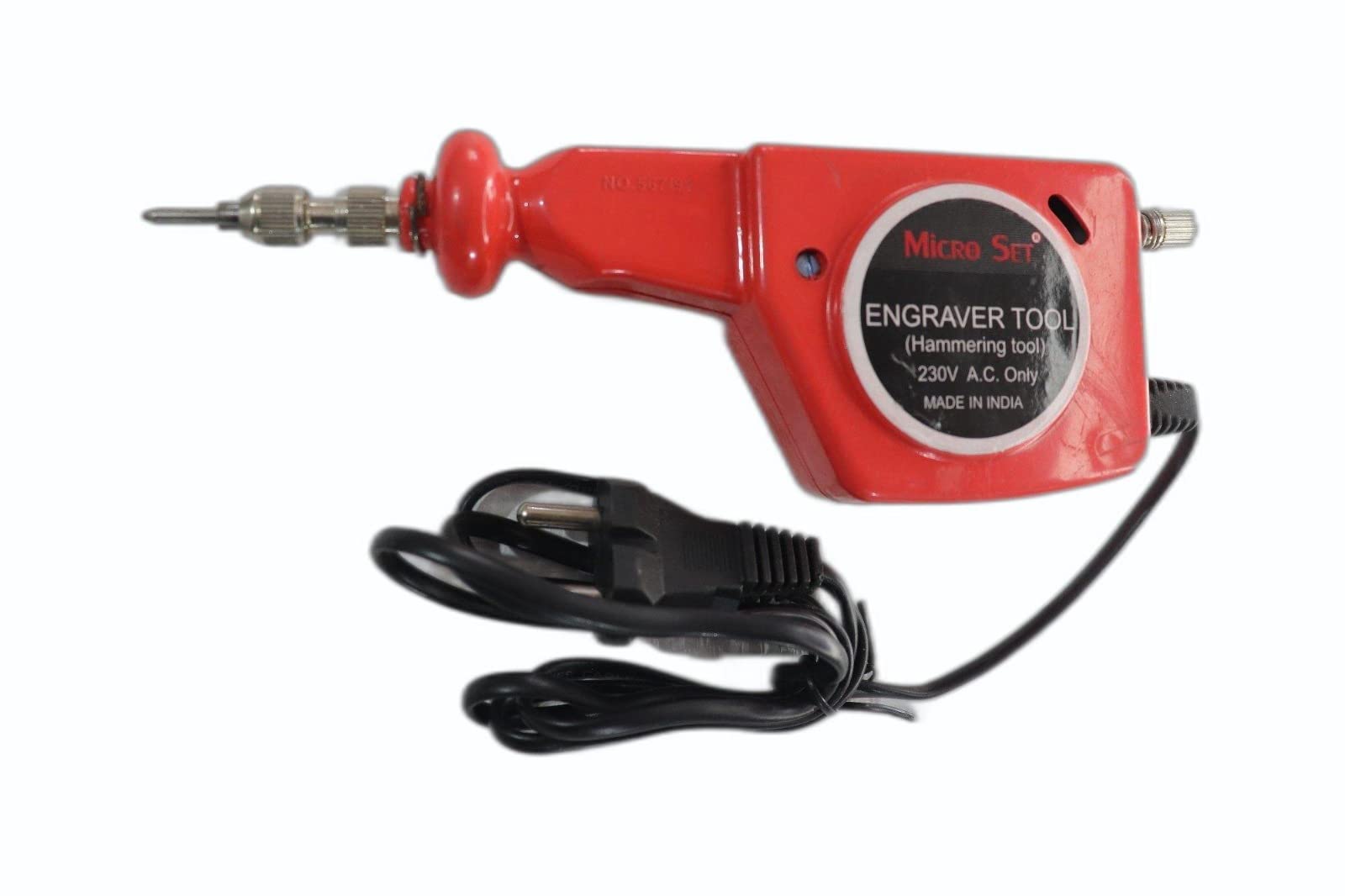 DEVANSH ENTERPRISE Handy Electric Micro Set Engraving Machine with Carbide Point Engraver Useful to Engrave and itching on Jewellery Metal Glass Wood Plastic Glass Leather