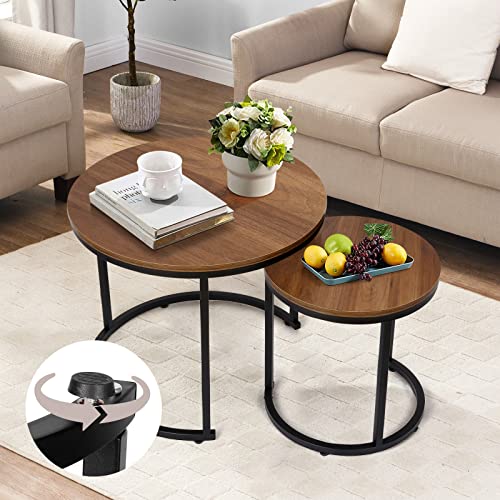VOWNER Coffee Table Set of 2 GoTinySpace