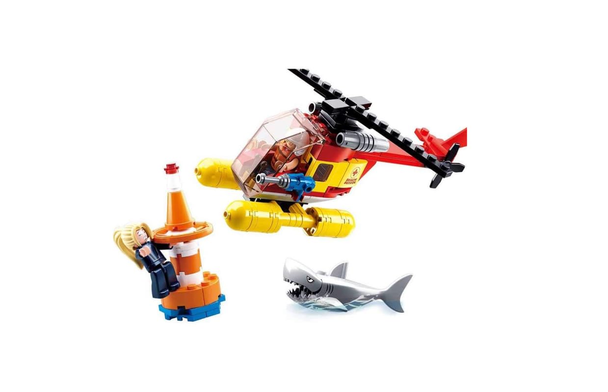 Sluban BEACH RESCUE - Helicopter to the rescue, Multicolor, Medium