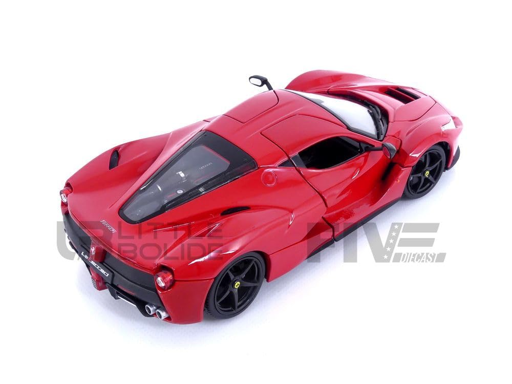 Bburago- Miniatura Auto da Collezione, 16001RR, Rosso/Nero