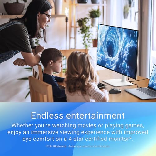 Image of Dell Plus 32 inch UHD Monitor, 31.5 inch 4K 16:9 Display, VA Panel, 120Hz Refresh Rate, Dual 5W Audio Speakers, 95% DCI-P3, AMD FreeSync Premium, HDMI & DP, Compatible with PC & Console, Adjustment Stand
