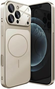 Coverzone iPhone 17 Pro ile Uyumlu K l f MagSafe ile uyumlu Kablosuz  arj Destekli Temperli Kamera Koruma Glass K l f   Parmak izi yapmayan Wireless Charging Kamera Koruyucu Darbe Emici Sert Kapak