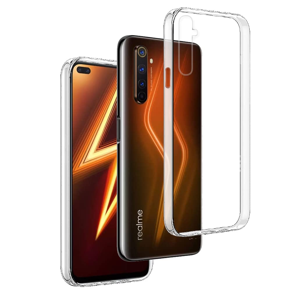 Cover In Gel TPU Trasparente Per Oppo Realme 6 Pro - Rey Ultra Sottile 0,33 Mm, Morbida E Flessibile, Custodia Silicone Invisibile