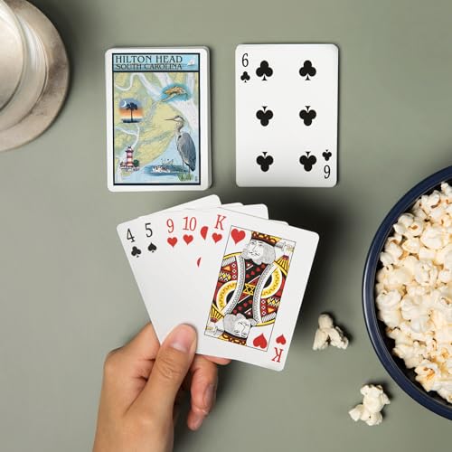 Baraja Poker Hilton Head South Carolina 52 Cartas miniatura 2