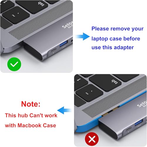 USB C Adapter for MacBook Pro/Air M1 M2 M3 2021 2020 2019 13" 15" 16" - image 5