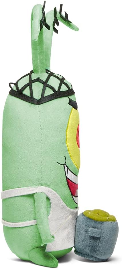 Kidrobot Spongebob Squarepants Kamp Koral Plankton 13 Inch HugMe Shake Action Vibrating Plush