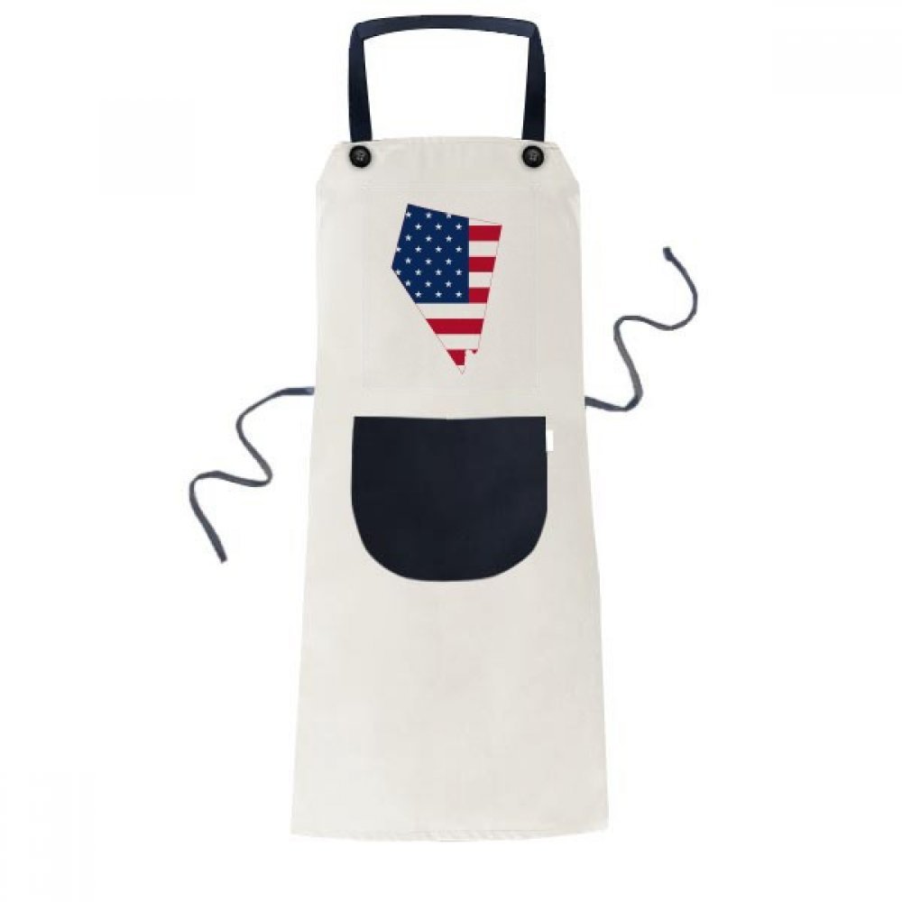 Tablier de cuisine Nevada beige réglable avec poche pour chef