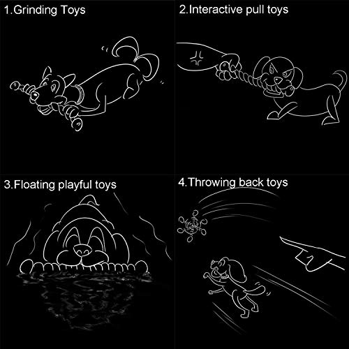 Qianyou Hundespielzeug für Zähne, Gummi Spirale Kauknochen Ungiftig Unzerstörbar Hundemolarenstab Welpen Intelligenzspielzeug Weich Beißwiderstand Hundezahnbürste Haustier Mundpflege, Groß/Grün