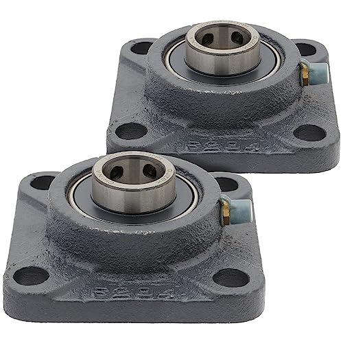 2X 2 in Square Flange Units Cast Iron UCF211-32 Mounted Bearing UC211-32+F211