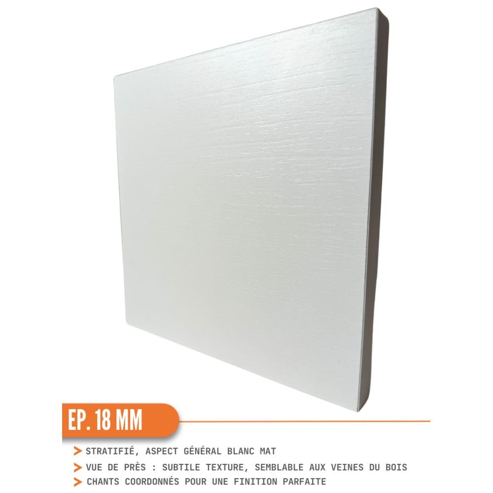 Cuisineandcie - Meuble pour Four encastrable Eco Blanc L 60 cm
